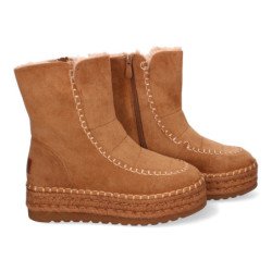 Botínes para mujer cómodas y elegantes estilo moderno forradas de pelo