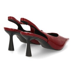 Zapatos elegantes de salón de mujer color burdeos FZ385