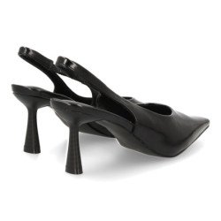 Zapatos elegantes de salón de mujer color negro FZ385