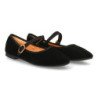 Bailarinas elegantes hebilla de mujer color negro XHS911
