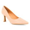 Zapatos elegantes tacón fino mujer color beige YG888