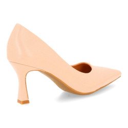Zapatos elegantes tacón fino mujer color beige YG888
