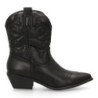 Botines camperos caña baja tacón medio mujer color negro YY-107