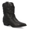 Botines camperos caña baja tacón medio mujer color negro YY-107
