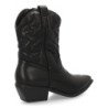 Botines camperos caña baja tacón medio mujer color negro YY-107
