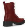 Botas estilo militar color burdeos de mujer 2531