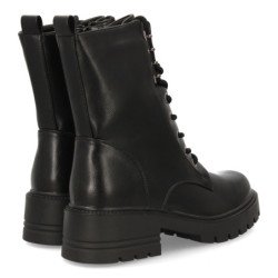 Botas estilo militar color negro de mujer 2531
