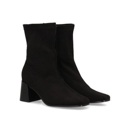Botas tacón ancho elegantes de mujer color negro