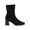 Botas tacón ancho elegantes de mujer color negro