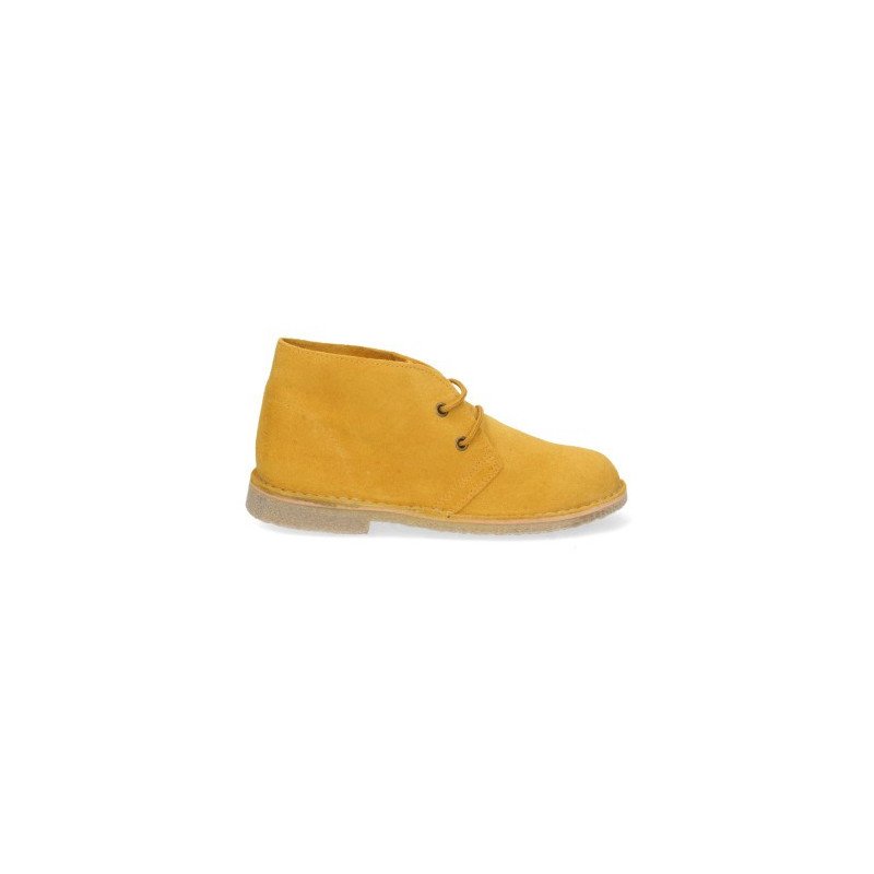 Botas safari planas comodas amarillo DB01