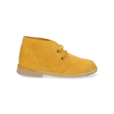 Botas safari planas comodas amarillo DB01