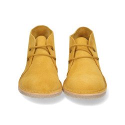 Botas safari planas comodas amarillo DB01