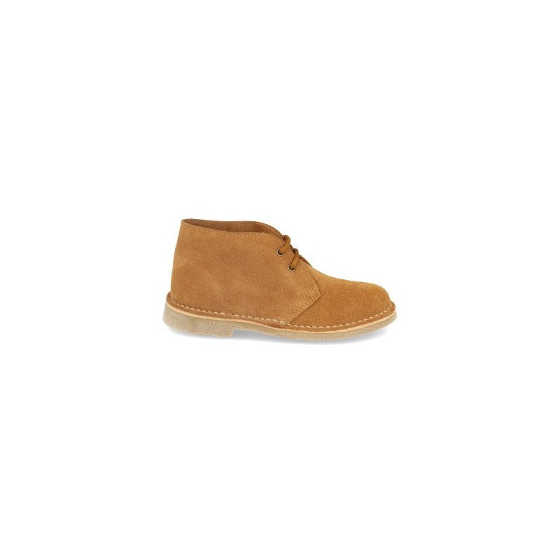 Botas safari planas comodas color camel DB01
