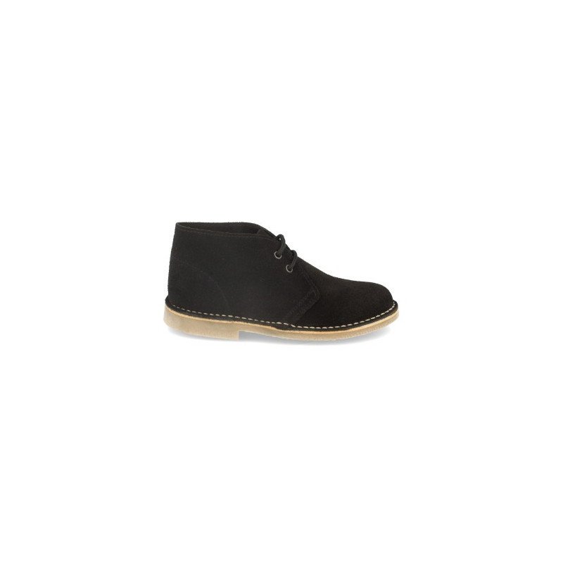 Botas safari planas comodas color negro DB01