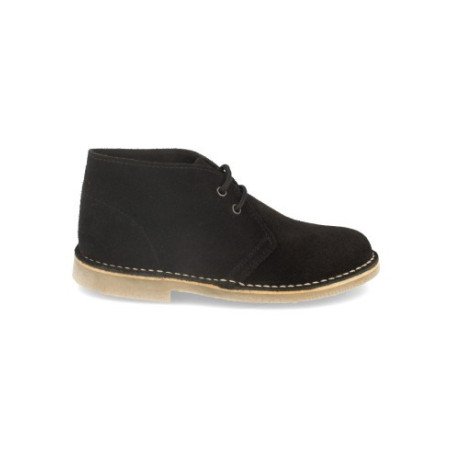 Botas safari planas comodas color negro DB01