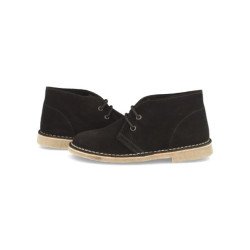 Botas safari planas comodas color negro DB01