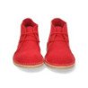Botas safari planas comodas color rojo DB01