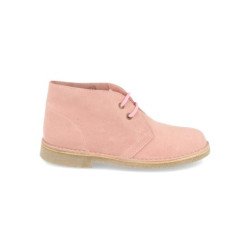 Botas safari planas comodas color rosa DB01