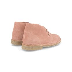 Botas safari planas comodas color rosa DB01
