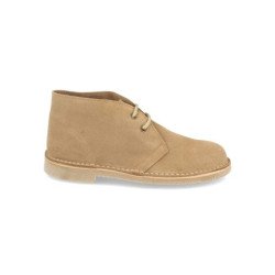 Botas safari planas comodas color taupe DB01