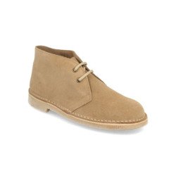 Botas safari planas comodas color taupe DB01