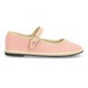 Merceditas planas en lona de mujer color rosa FB-5675