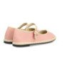 Merceditas planas en lona de mujer color rosa FB-5675