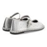 Merceditas planas y tachuelas de mujer color gris FB-5678