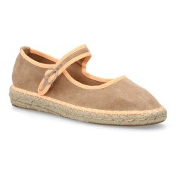 Bailarinas estilo alpargatas en yute de mujer color beige MT-87