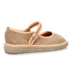 Bailarinas estilo alpargatas en yute de mujer color beige MT-87