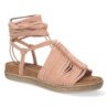 Sandalias Plana con Tiras al Tobillo