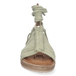 Sandalias Plana con Tiras al Tobillo