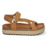 Sandalias con Yute y Cierre de Velcro