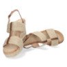 Sandalias de Cuña con Yute y Hebilla