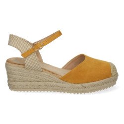 Sandalias de Cuña con Yute y Hebilla