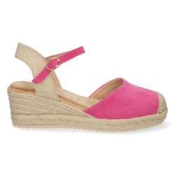 Sandalias de Cuña con Yute y Hebilla