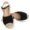 Sandalias de Cuña con Yute y Hebilla
