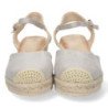 Sandalias de Cuña con Yute y Hebilla