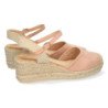 Sandalias de Cuña con Yute y Hebilla