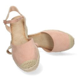 Sandalias de Cuña con Yute y Hebilla