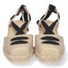 Sandalias de Cuña con Yute y Cordones