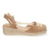 Sandalias de Cuña con Yute y Cordones