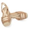 Sandalias de Cuña con Yute y Cordones