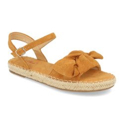 Sandalias Plana de Yute con Lazo