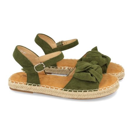 Sandalias Plana con Suela de Yute
