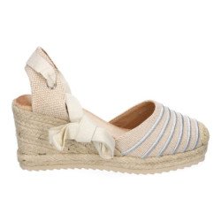Sandalias de Mujer con Cuña de Yute Comodas y Elegantes Diseño Moderno con Cintas
