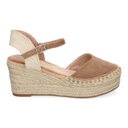 Sandalias de Cuña de Yute para Mujer Comodas y Elegantes con Detalles Trenzados
