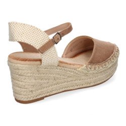 Sandalias de Cuña de Yute para Mujer Comodas y Elegantes con Detalles Trenzados