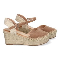 Sandalias de Cuña de Yute para Mujer Comodas y Elegantes con Detalles Trenzados