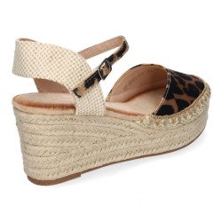 Sandalias de Cuña de Yute para Mujer Comodas y Elegantes con Detalles Trenzados